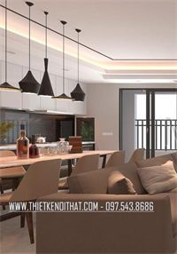 Thiết kế nội thất căn hộ chung cư cao cấp hiện đại tại Timescity