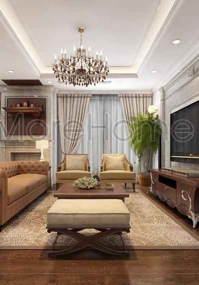 Thiết kế căn hộ chung cư tại Royal City - Chị Nhung