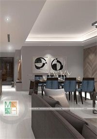 Thiết kế nội thất căn hộ chung cư Tây Hồ - Anh Hùng