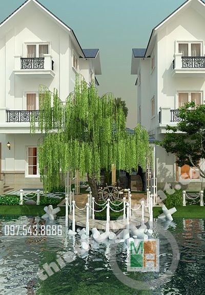 Thiết kế kiến trúc nội thất biệt thự tại VINCOM - ANH ĐỨC