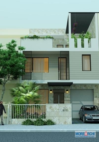 Thiết kế kiến trúc biệt thự hiện đại tại VIỆT HƯNG - ANH HÙNG